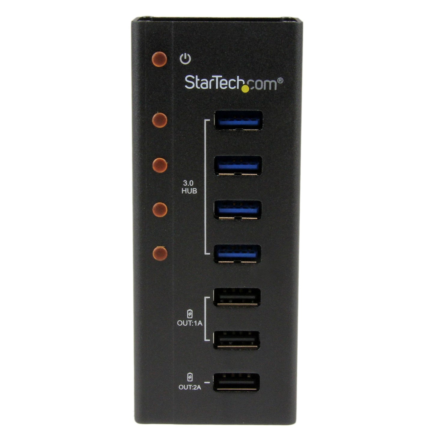 STARTECH CONSIG HUB CONCENTRADOR USB 3.0 DE 4 PERP PUERTOS Y 3 DE CARGA 1A Y 2A