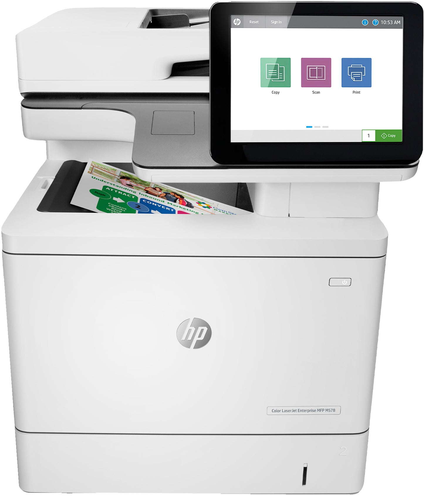 HP INC. HP COLOR LASERJET ENT MFPM578DNPRNT .